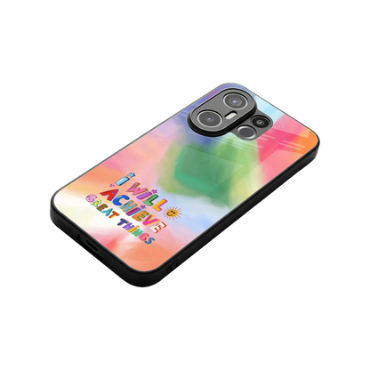 Goal Setter stylish phone case for vivo x200 fe | glossy glass and slim fit