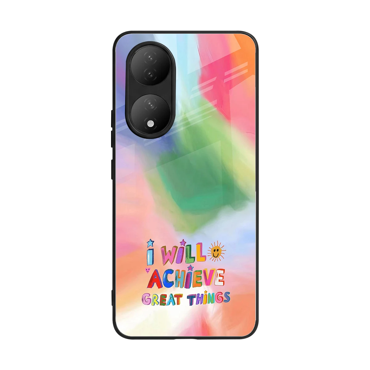 Goal Setter back phone cover | glass case for Vivo-y100