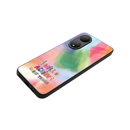 Goal Setter stylish phone case for Vivo-y100 | glossy glass and slim fit