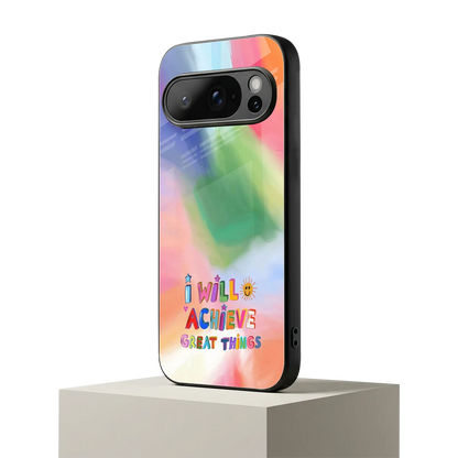 Goal Setter google pixel 10 pro mobile cover | shockproof glass phone case