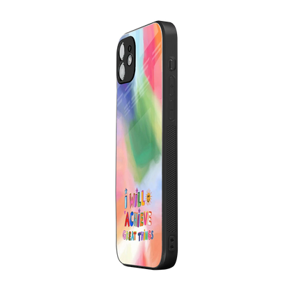 Goal Setter iphone 12 mobile cover | shockproof glass phone case