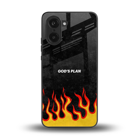 Gods Plan back phone cover | glass case for oneplus nord ce5 5g