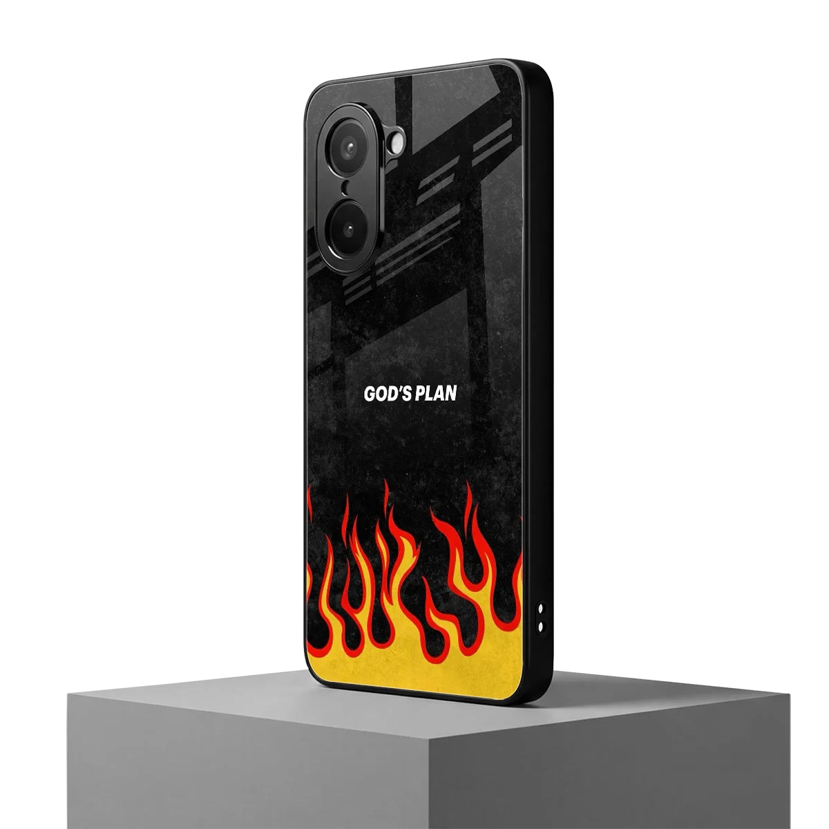 Gods Plan oneplus nord ce5 5g mobile cover | shockproof glass phone case