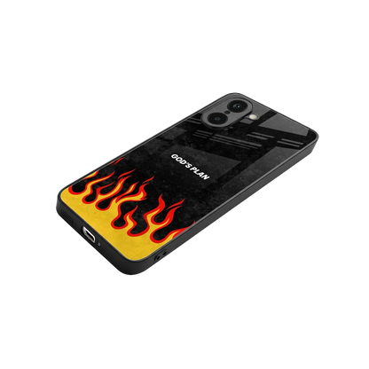 Gods Plan stylish phone case for oneplus nord ce5 5g | glossy glass and slim fit
