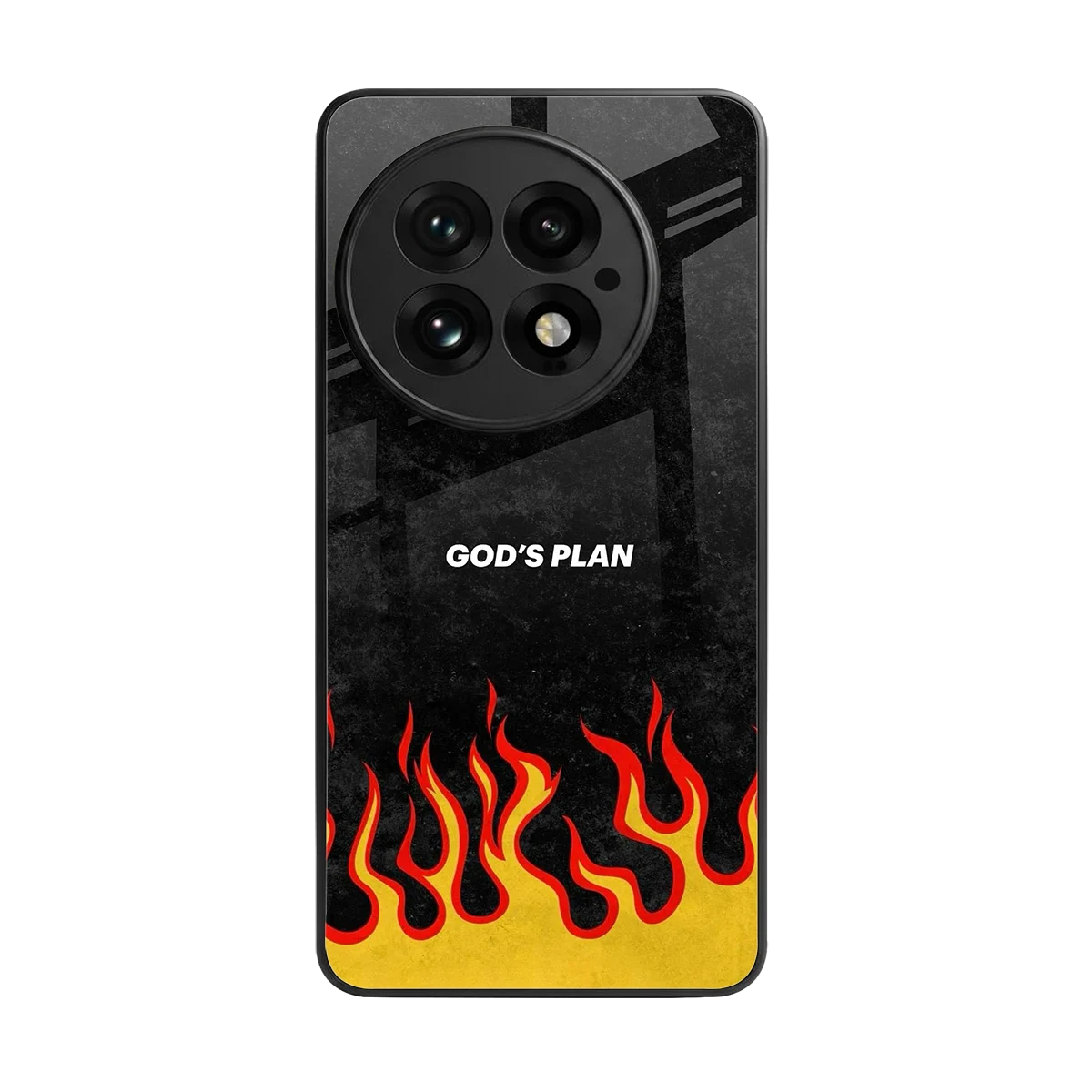 Gods Plan back phone cover | glass case for oneplus 13