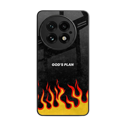 Gods Plan back phone cover | glass case for oneplus 13