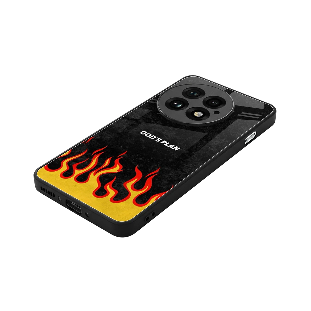 Gods Plan stylish phone case for oneplus 13 | glossy glass and slim fit