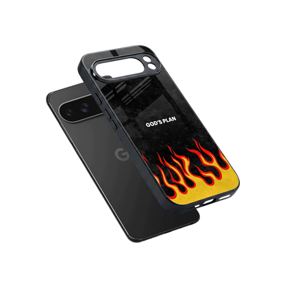 Gods Plan sleek google pixel 10 pro xl cover with tempered glass back and TPU edges