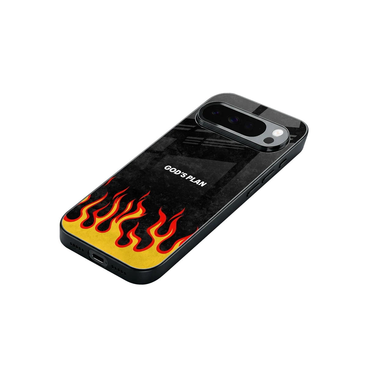 Gods Plan stylish phone case for google pixel 10 pro xl | glossy glass and slim fit