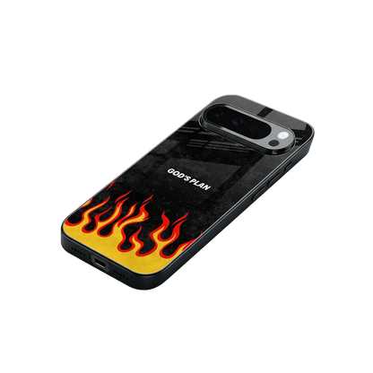 Gods Plan stylish phone case for google pixel 10 pro xl | glossy glass and slim fit
