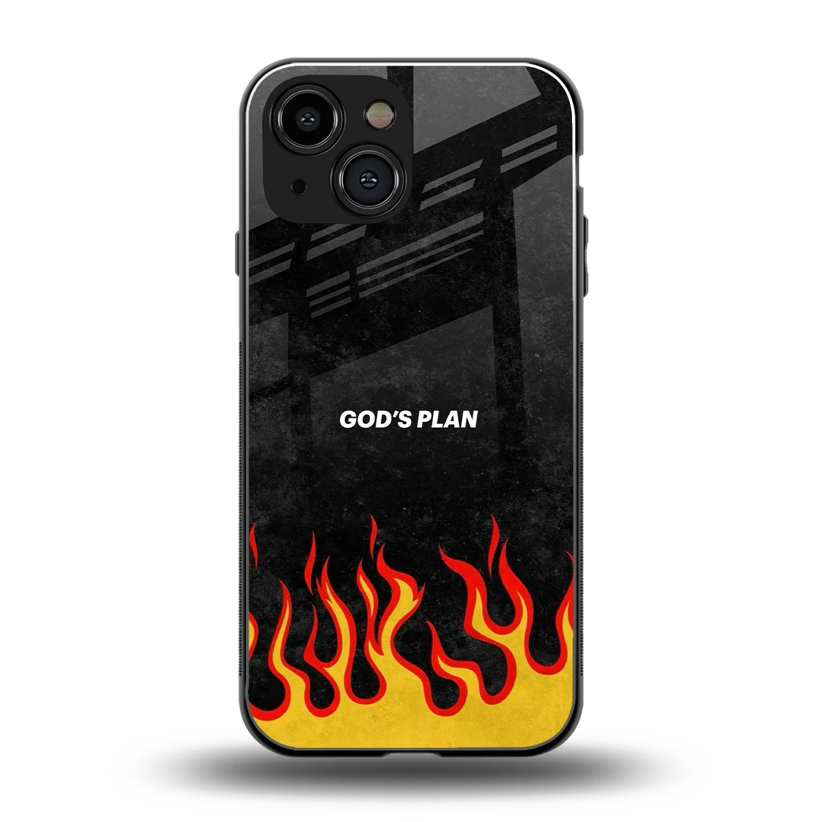 Gods Plan back phone cover | glass case for iphone 13 mini