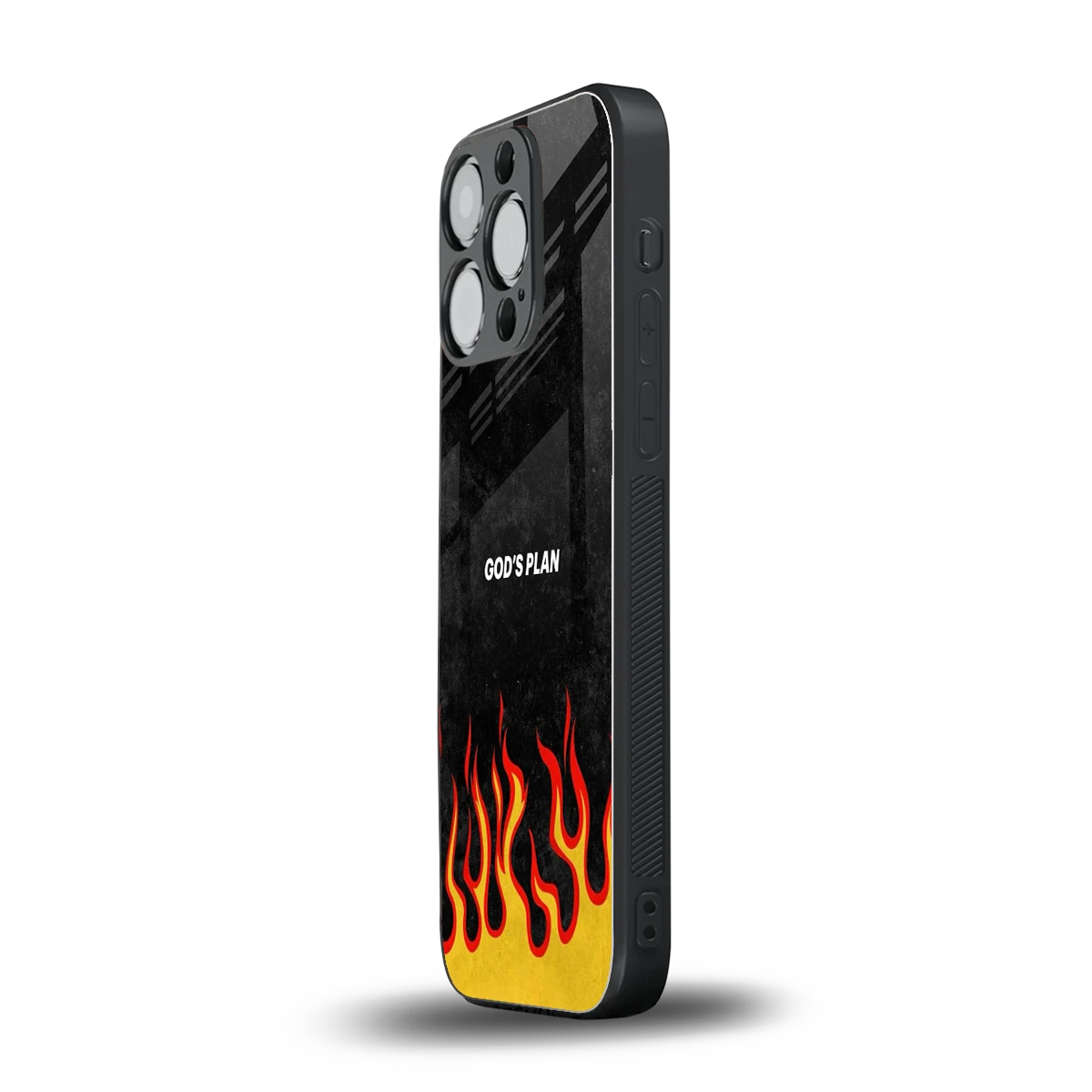 Gods Plan iphone 13 pro mobile cover | shockproof glass phone case