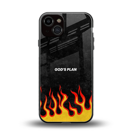 Gods Plan back phone cover | glass case for iphone 14