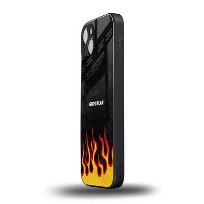 Gods Plan iphone 14 plus mobile cover | shockproof glass phone case