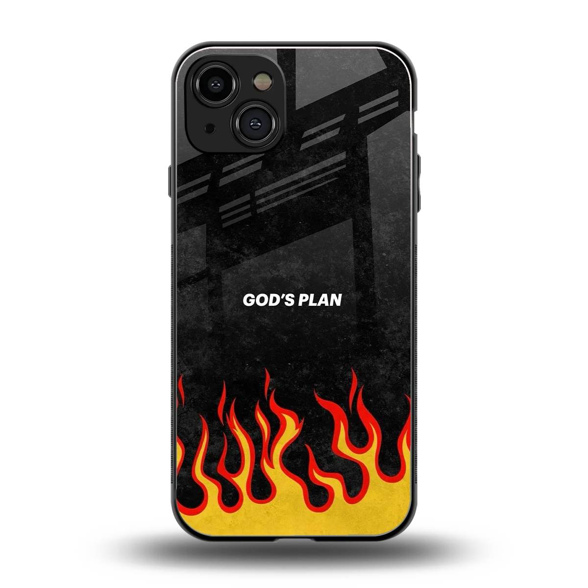 Gods Plan back phone cover | glass case for iphone 15