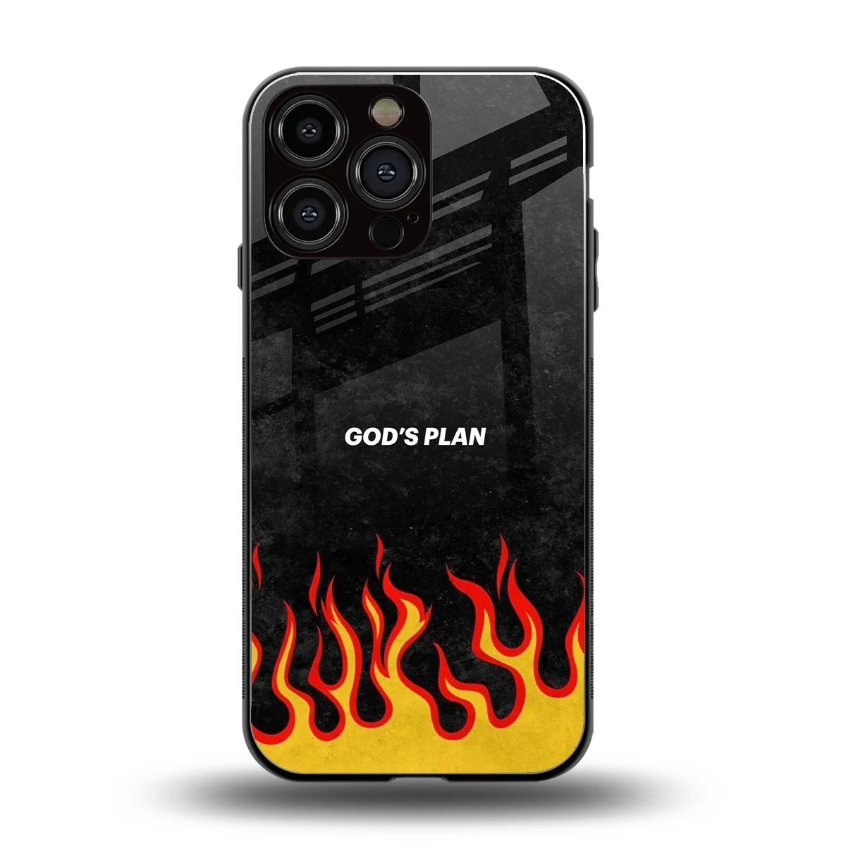 Gods Plan back phone cover | glass case for iphone 16 pro max