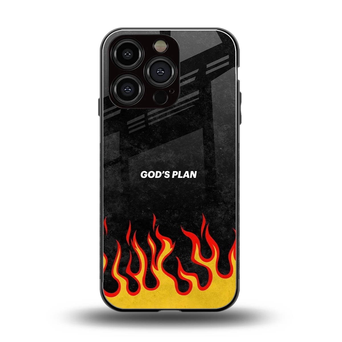 Gods Plan back phone cover | glass case for iphone 16 pro