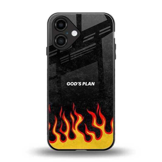 Gods Plan back phone cover | glass case for iphone 16
