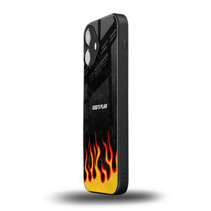 Gods Plan iPhone 16 mobile cover | shockproof glass phone case