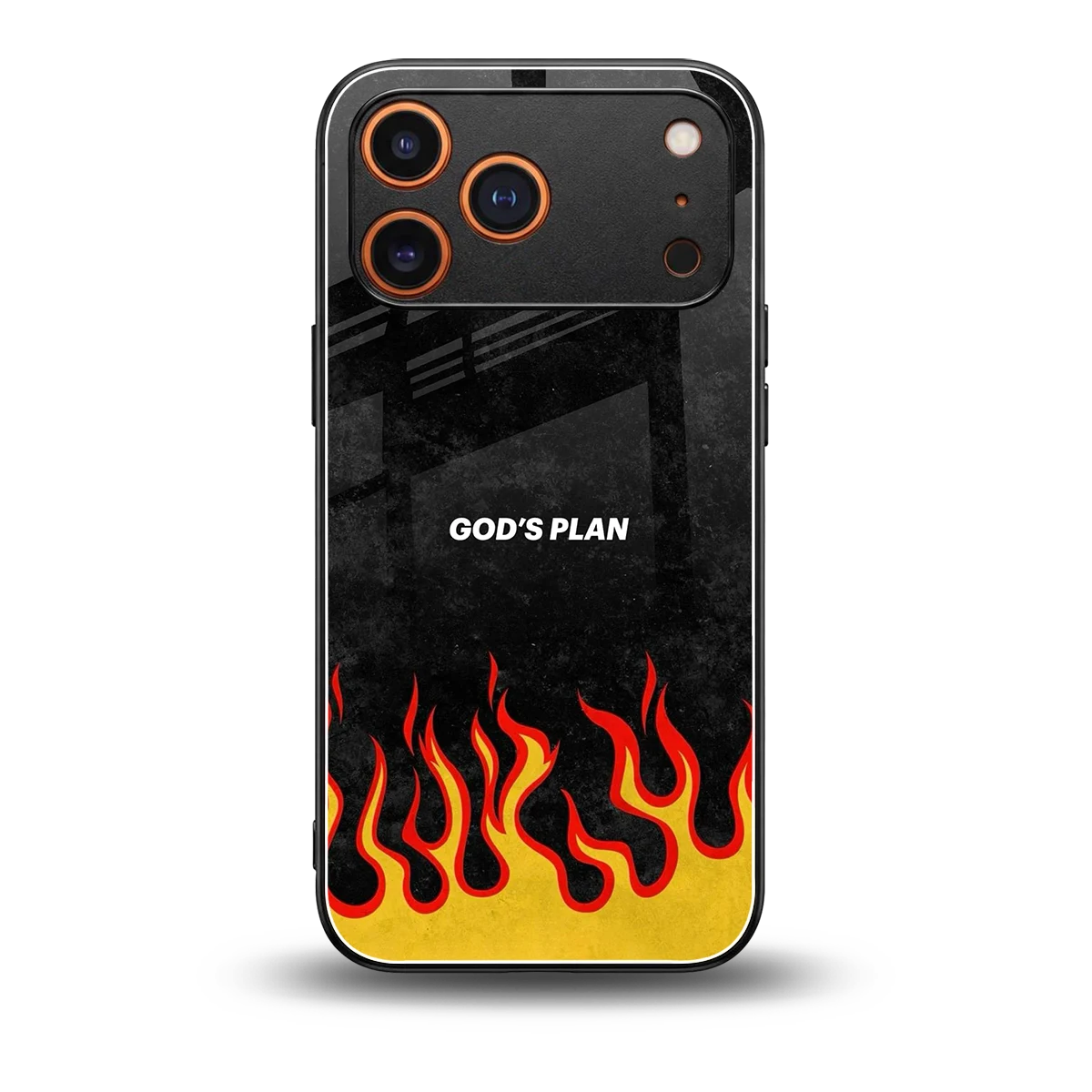 Gods Plan back phone cover | glass case for iphone 17 pro