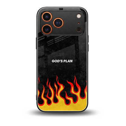 Gods Plan back phone cover | glass case for iphone 17 pro