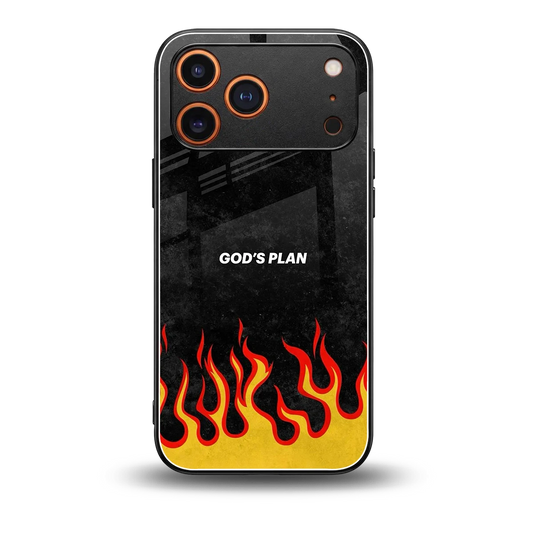 Gods Plan back phone cover | glass case for iphone 17 pro max