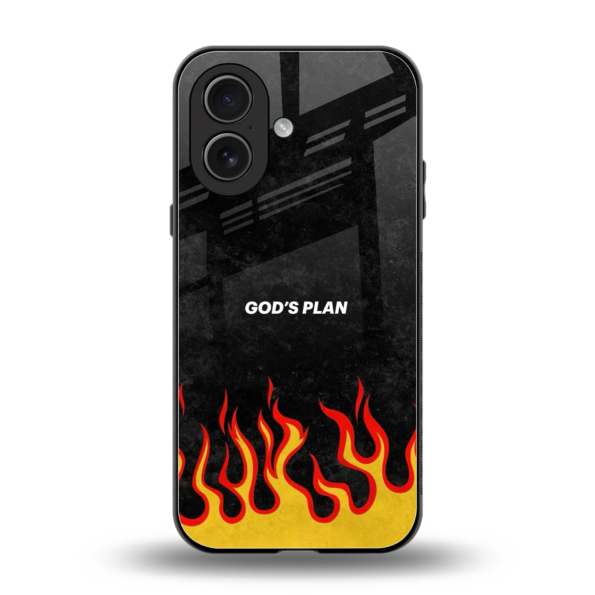 Gods Plan back phone cover | glass case for iphone 17