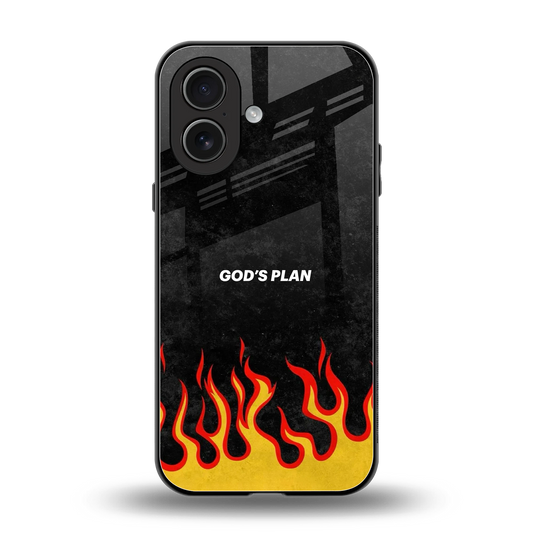 Gods Plan back phone cover | glass case for iphone 17
