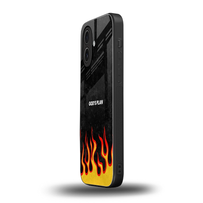 Gods Plan iphone 17 mobile cover | shockproof glass phone case