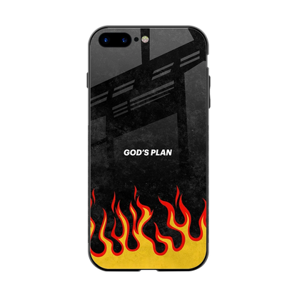 Gods Plan back phone cover | glass case for iphone 7 plus