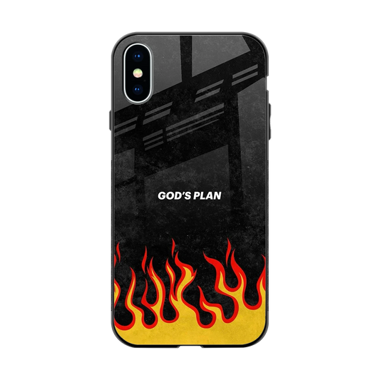 Gods Plan back phone cover | glass case for iphone xs