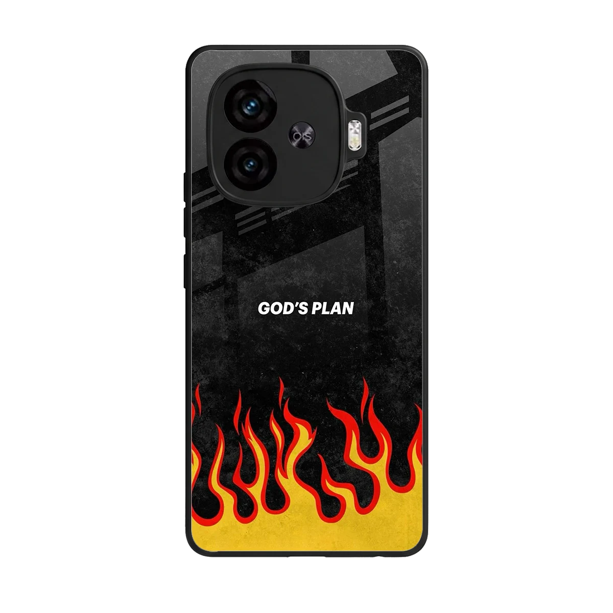 Gods Plan back phone cover | glass case for iqoo neo 10r 5g