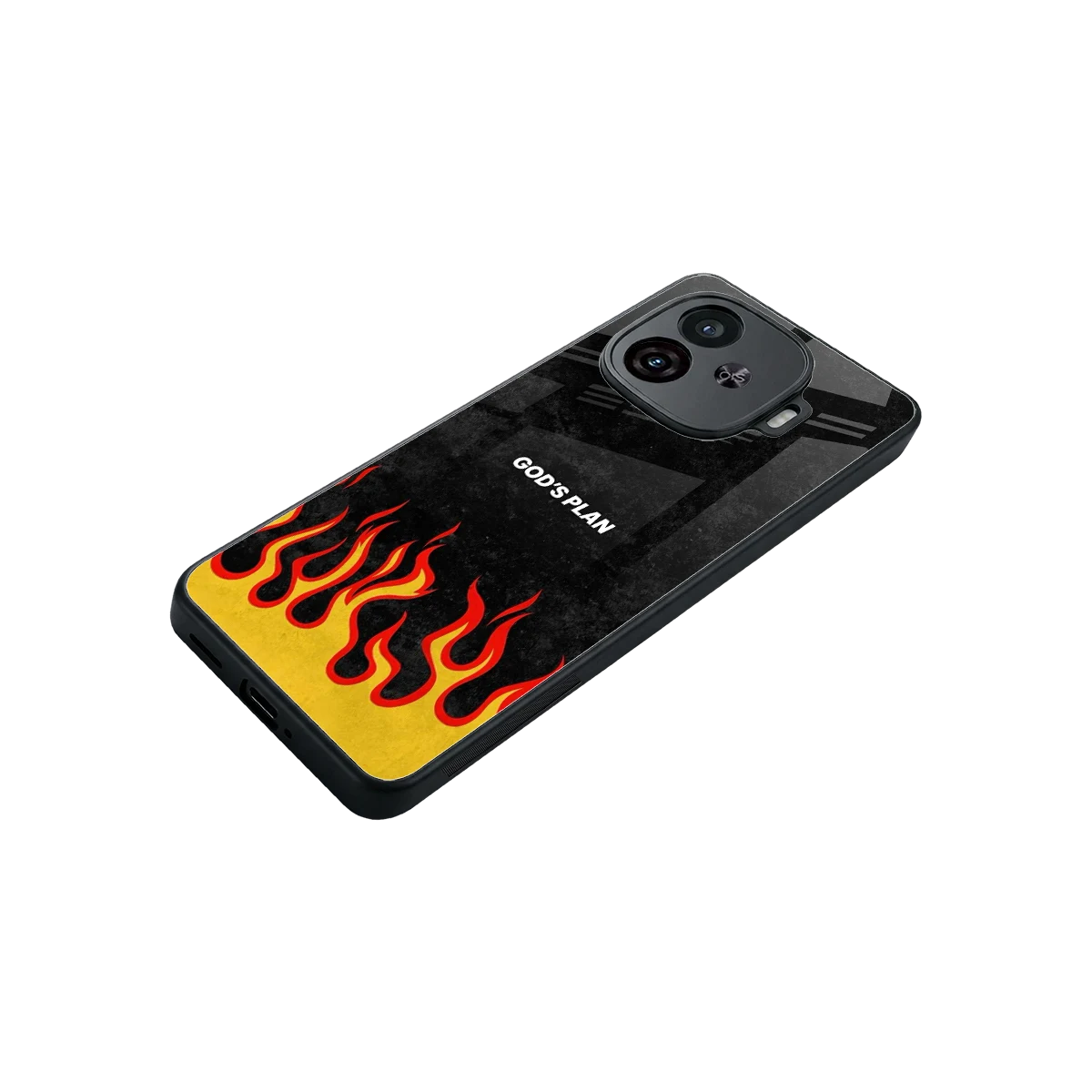 Gods Plan stylish phone case for iqoo neo 10r 5g | glossy glass and slim fit