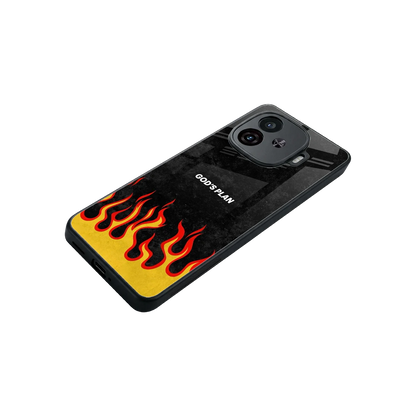 Gods Plan stylish phone case for iqoo neo 10r 5g | glossy glass and slim fit