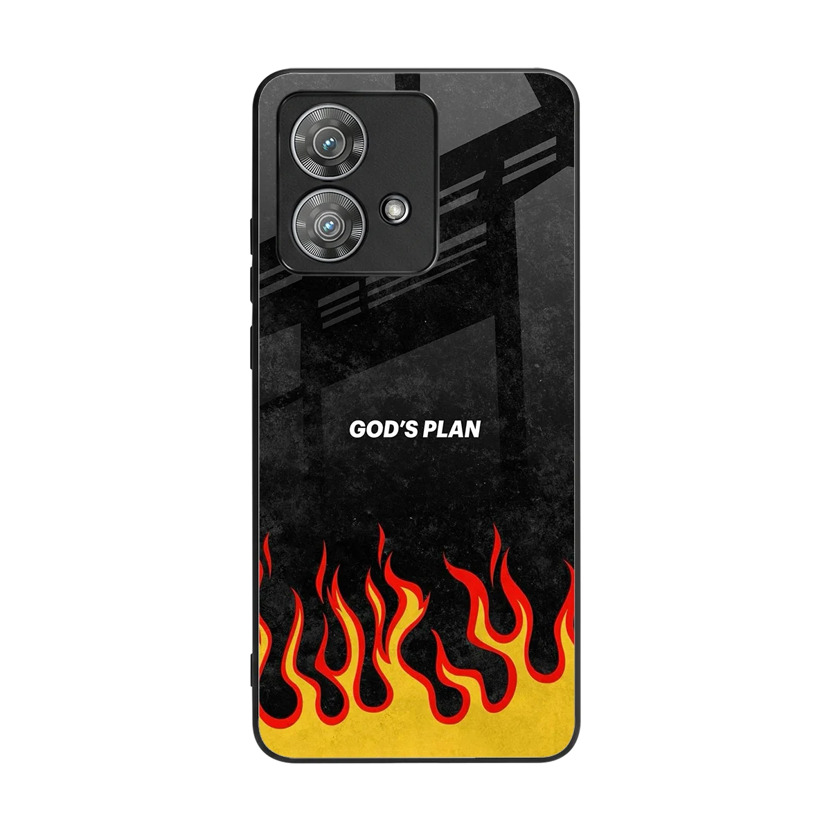 Gods Plan back phone cover | glass case for motorola edge 40 neo 5g