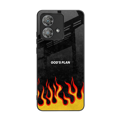 Gods Plan back phone cover | glass case for motorola edge 40 neo 5g