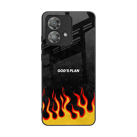 Gods Plan back phone cover | glass case for motorola edge 40 neo 5g