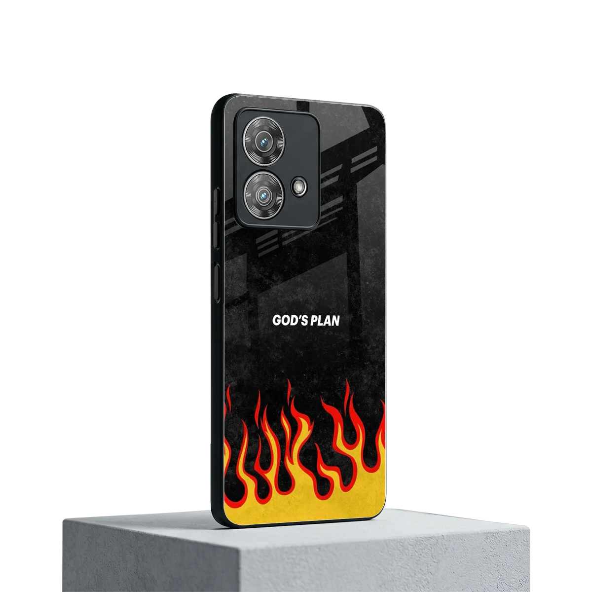 Gods Plan motorola edge 40 neo 5g mobile cover | shockproof glass phone case