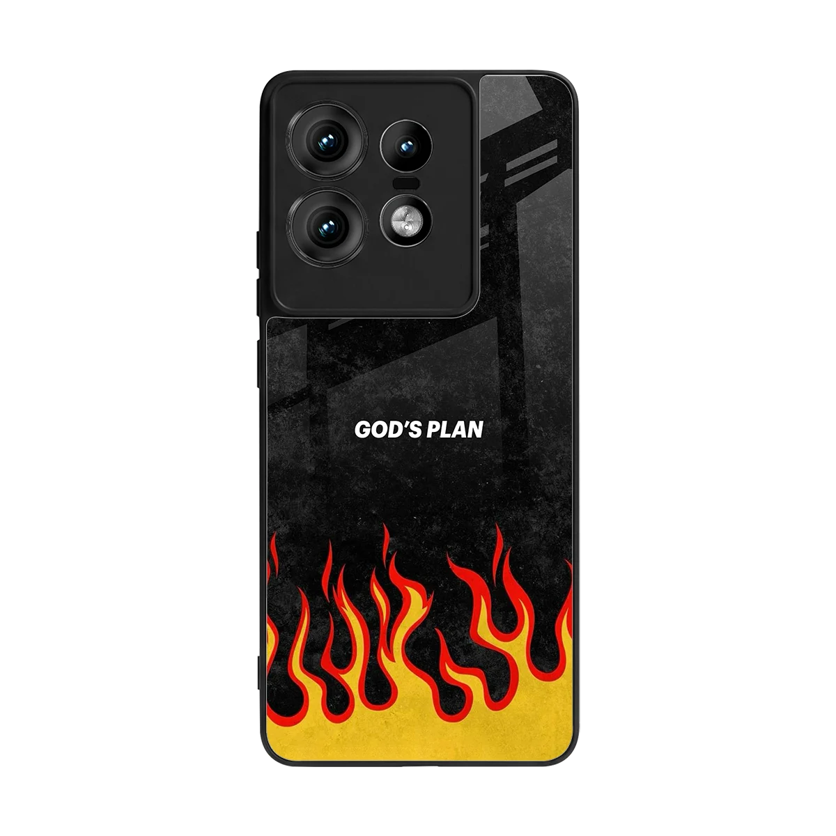 Gods Plan back phone cover | glass case for motorola edge 50 pro