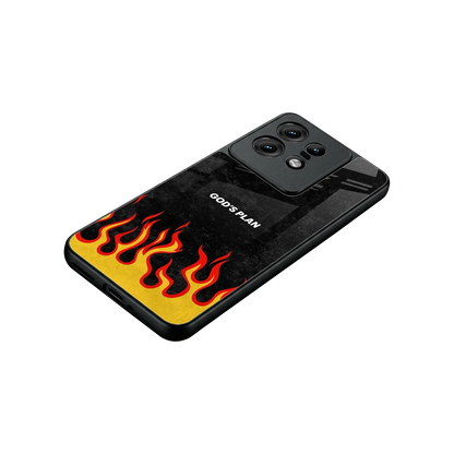 Gods Plan stylish phone case for motorola edge 50 pro | glossy glass and slim fit