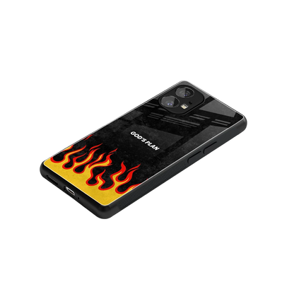 Gods Plan stylish phone case for nothing phone 1 | glossy glass and slim fit