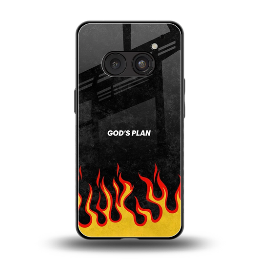 Gods Plan back phone cover | glass case for nothing phone 2a plus