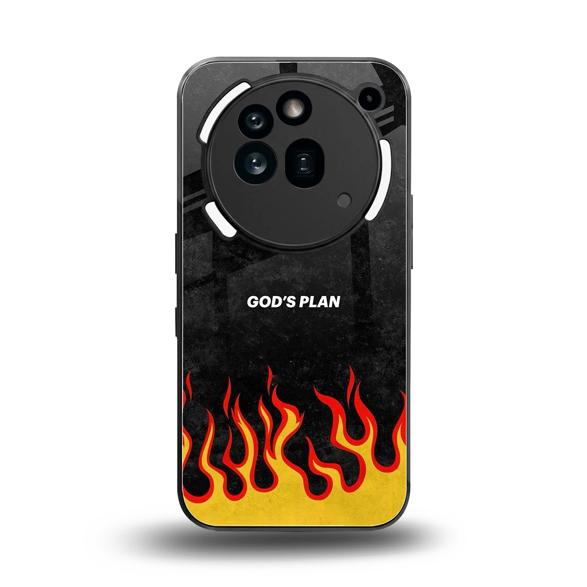 Gods Plan back phone cover | glass case for nothing phone 3a pro