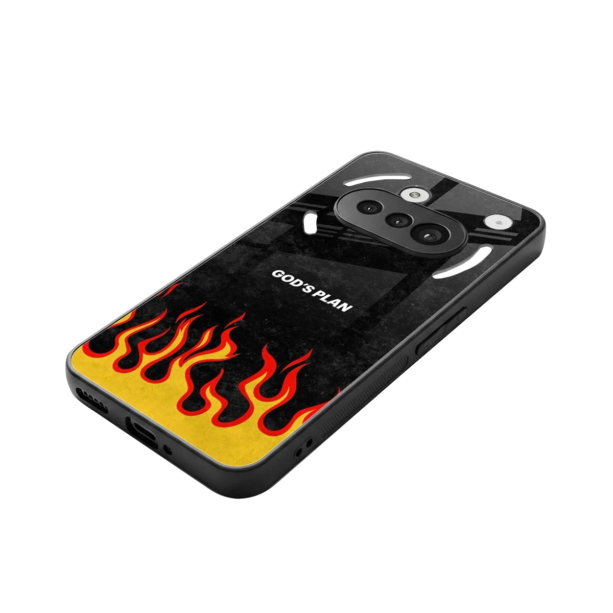 Gods Plan stylish phone case for nothing phone 3a | glossy glass and slim fit