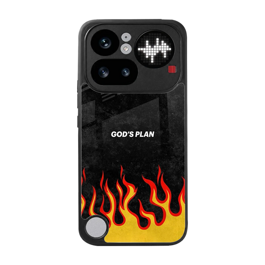 Gods Plan back phone cover | glass case for nothing phone 4a pro