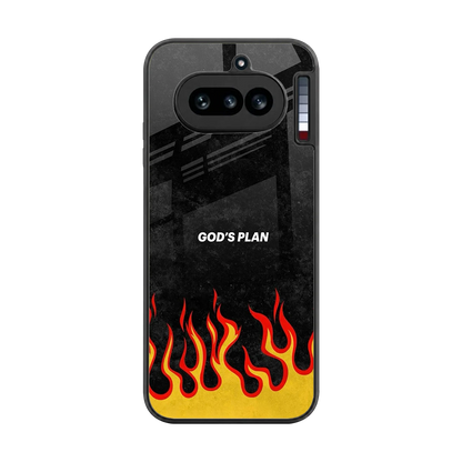 Gods Plan back phone cover | glass case for nothing phone 4a