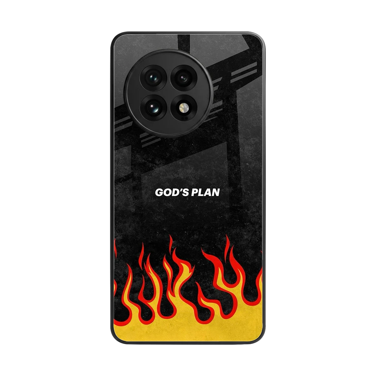 Gods Plan back phone cover | glass case for oneplus 13r
