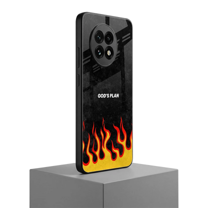 Gods Plan oneplus 13r mobile cover | shockproof glass phone case