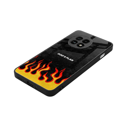 Gods Plan stylish phone case for oneplus 13r | glossy glass and slim fit