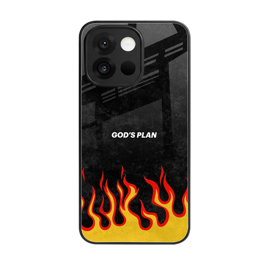 Gods Plan back phone cover | glass case for oneplus 13s